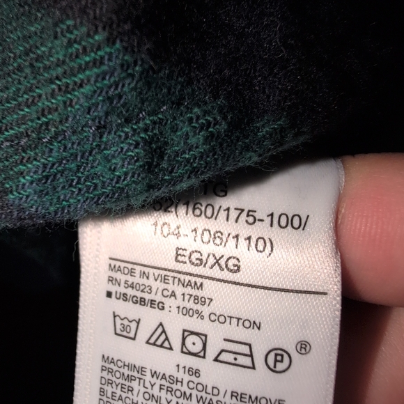 Gap Woman's XL 100% Cotton Plaid Button Down Shirt - Picture 3 of 4